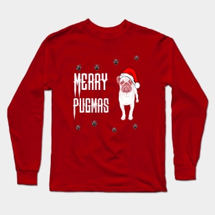 MERRY PUGMAS Long Sleeve T-Shirt